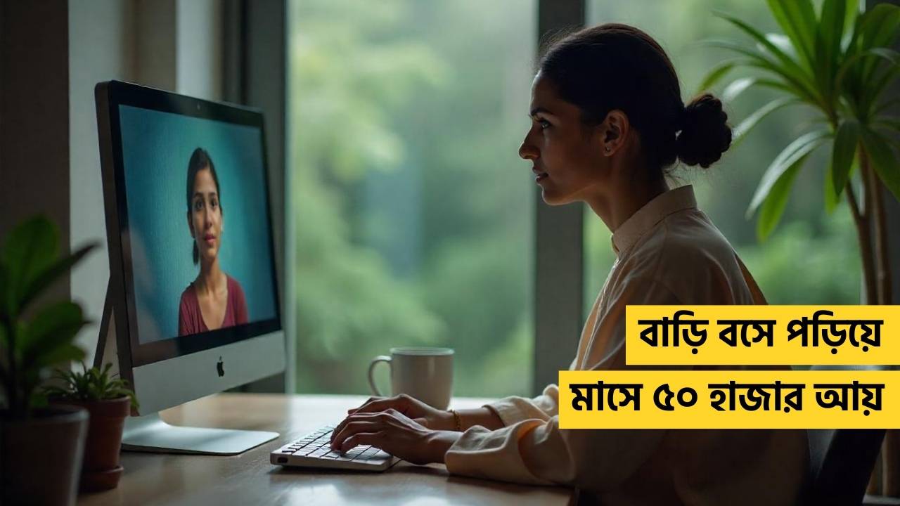 অনলাইনে টিউশন পড়ানো
