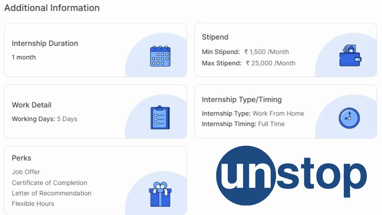 Unstop Online Free Internship