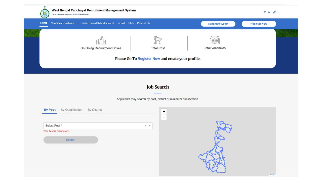WB Gram Panchayat Form Fillup 2025