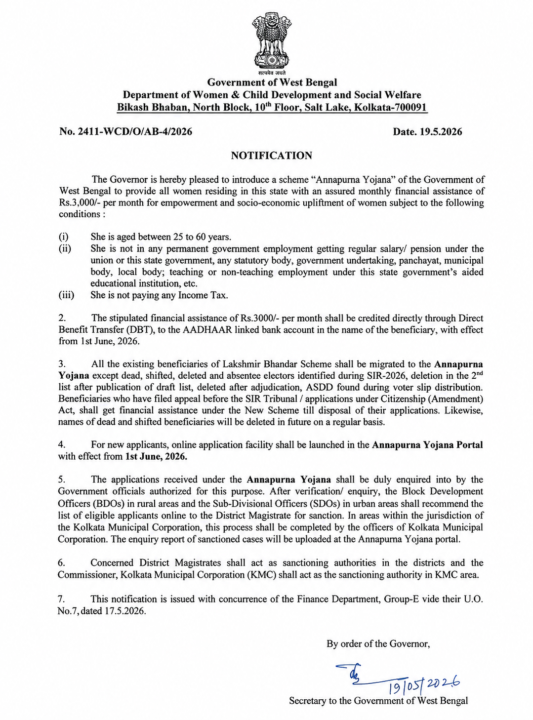Annapurna Bhandar Notice Download