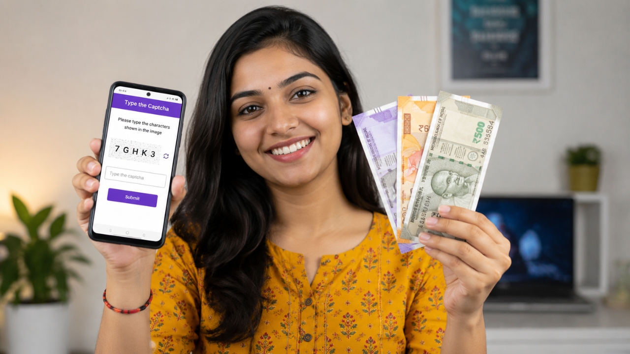Captcha Typing Income